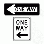 Regulatory Sign - One Way