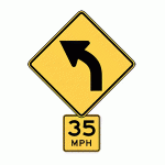 Regulatory Sign - Advisory Speed Sign