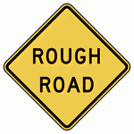 Warning Sign - Rough Road