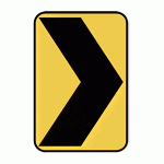 Warning Sign - Sharp Curve to Right